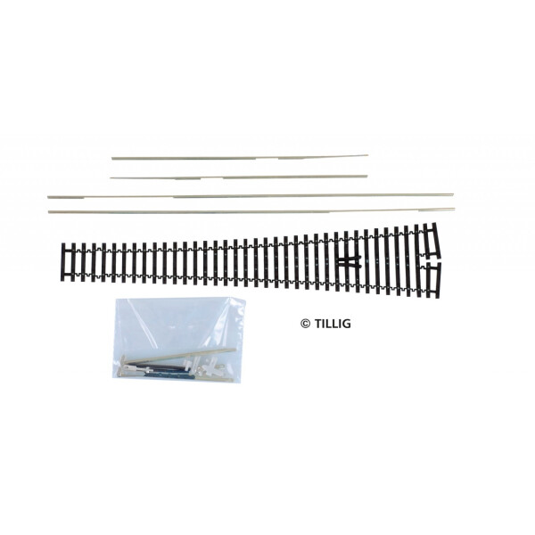 Tillig 83421 Bausatz - Flexsteg-Bogenweiche 12°, TT