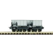 Roco 34601 Two-unit cement tipping truck set, H0e