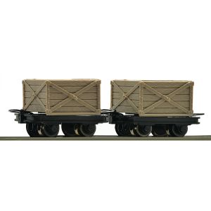 Roco 34603 Two-unit crate truck set, H0e