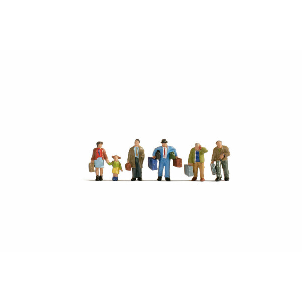 Noch 15224 Reisende, 6 Figuren, H0