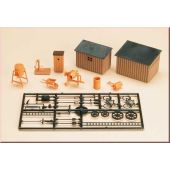 Auhagen 42571 Outhouse, shed, tools, H0/TT