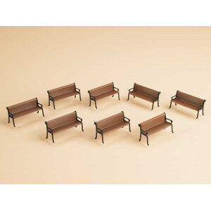 Auhagen 43648 8 benches, TT