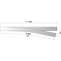 Tillig 83342 Weiche EW 3 links 12°, TT