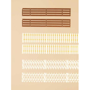 Auhagen 42557 Wooden fences, H0/TT