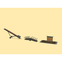 Auhagen 11414 Loading ramp equipment, H0
