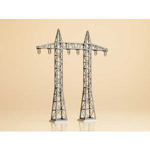 Auhagen 42630 2 high tension masts, H0/TT