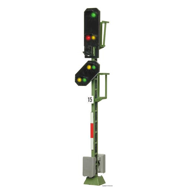 Viessmann 4015 Licht-Einfahrsignal mit Vorsignal, H0