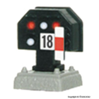 Viessmann 4018 Licht-Sperrsignal, nieder, H0