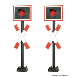 Viessmann 5058 Andreaskreuz, 2 Stück, H0