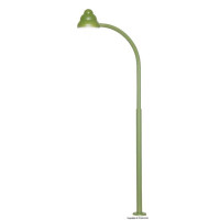 Viessmann 6012 Swan neck gas lamp green, LED warm-White, H0