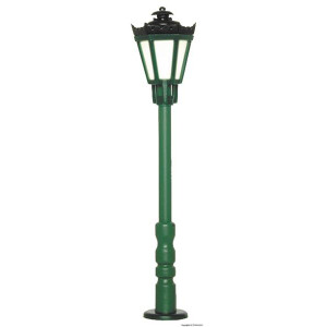 Viessmann 6072 Parklaterne grün, LED warmweiß,...