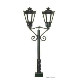 Viessmann 60731 Parklaterne zweiflammig, schwarz,...
