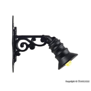 Viessmann 6076 Wandlaterne, LED warmweiß, H0