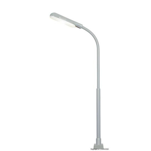 Viessmann 60901 Whip street light with plug-in socket, LED White, H0