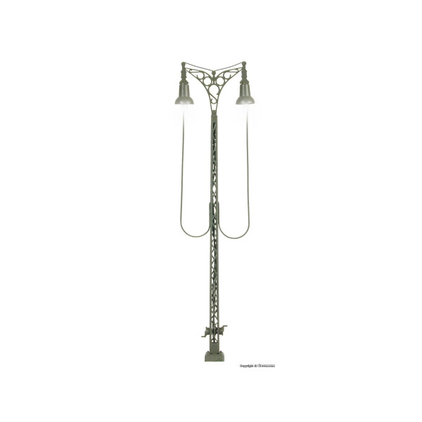 Viessmann 6988 Gittermastleuchte zweiflammig, 115 mm hoch, TT