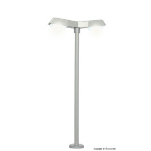 Viessmann 6997 Street light modern, double, 2 LEDs white, TT