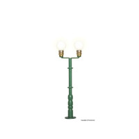 Viessmann 6305 Kugelleuchte zweiflammig, grün, 2 LEDs warmweiß, H0