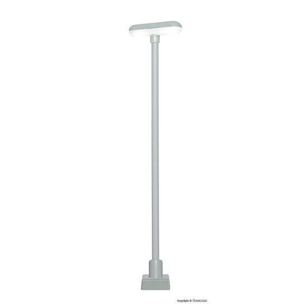 Viessmann 63641 Bahnsteigleuchte, Kontaktstecksockel, 2 LEDs weiß, 70 mm hoch, H0