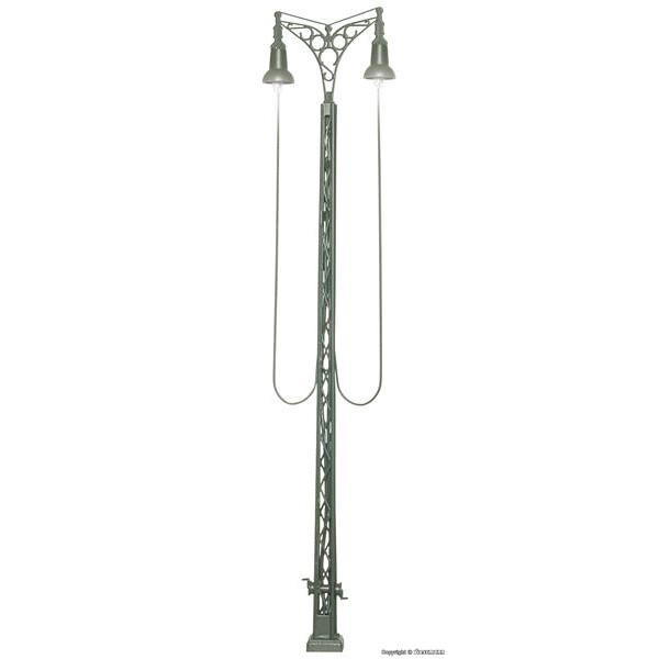 Viessmann 6390 Gittermastleuchte zweiflammig, H0