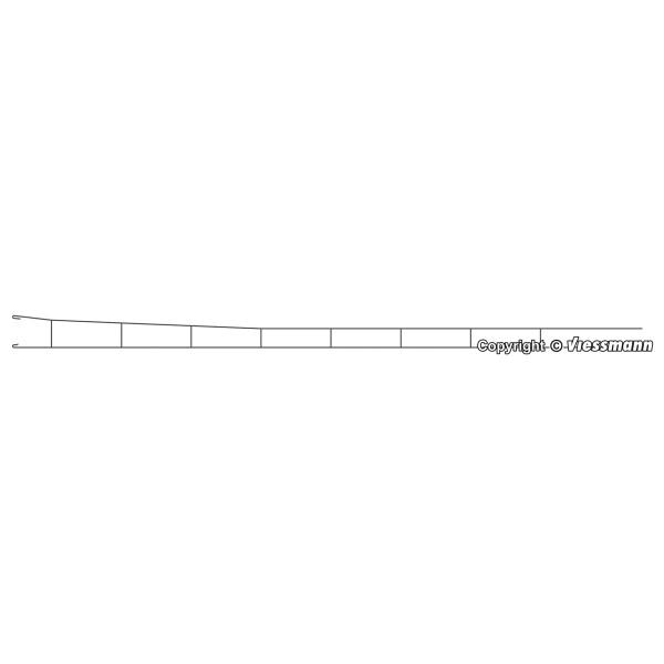 Viessmann 4144 Catenary wire for spanning, 3 pieces, 400 mm, H0