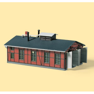 Auhagen 13233 Locomotive shed double track, TT